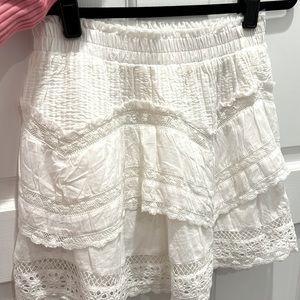 LoveShackFancy Women’s Ruffle Mini Skirt